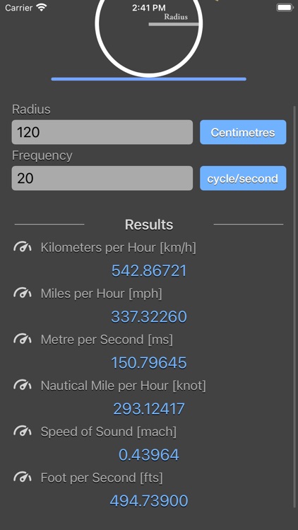 Circular Motion Calculator screenshot-4