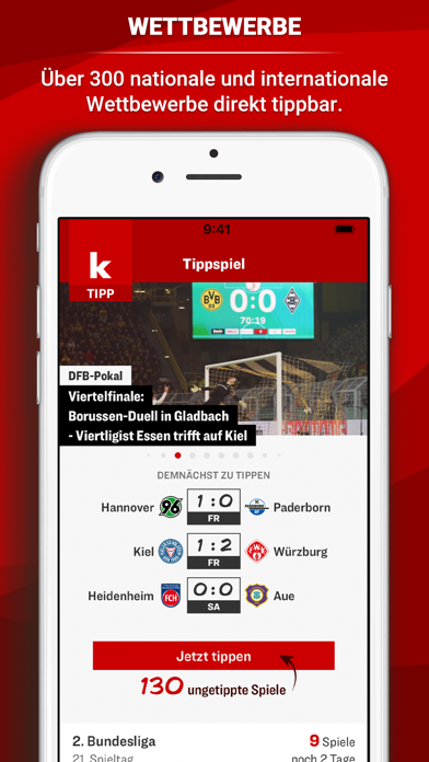 How to cancel & delete kicker Tippspiel from iphone & ipad 1