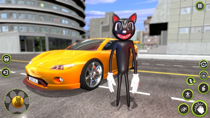 Thug Scary Cat Life Crime Auto