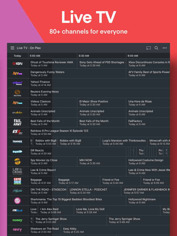 Plex: Movies, TV, Music & More Plex: Movies, TV, Music & More