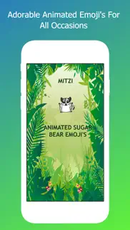 mitzi sugar bear emoji's iphone screenshot 1