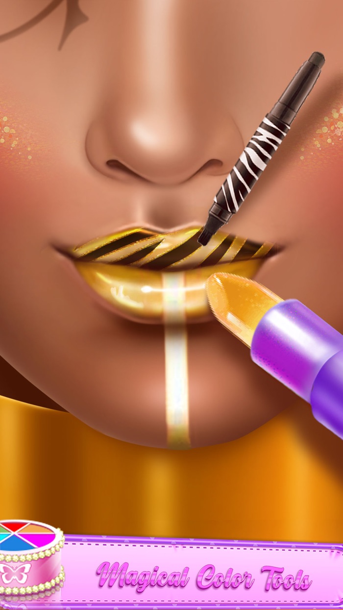 Makeup Games Lip art 3D