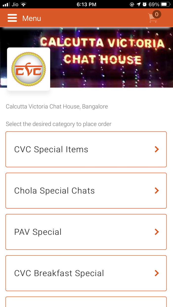 Calcutta Victoria Chat House