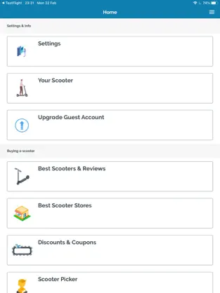Screenshot 9 Electric Scooter Universal App iphone