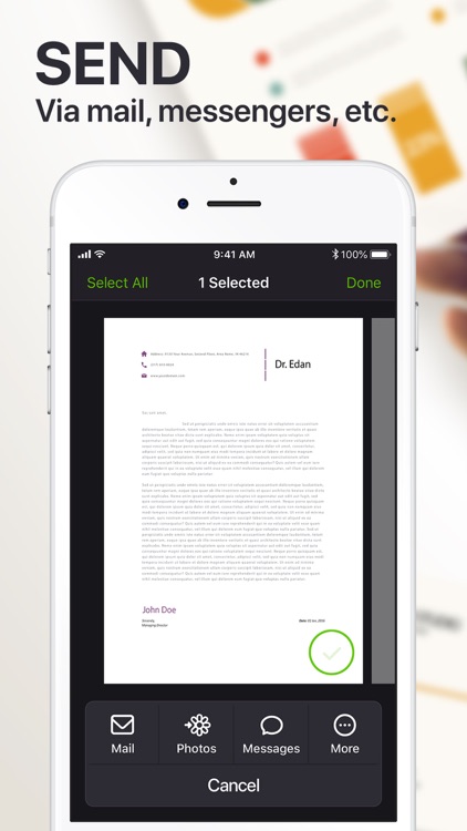 Scanner App PDF Docs & QR Code screenshot-8