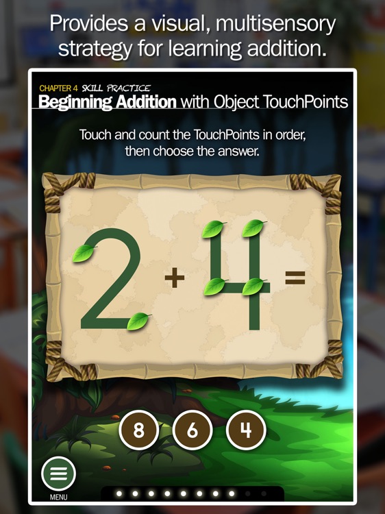 TouchMath Jungle Addition 1