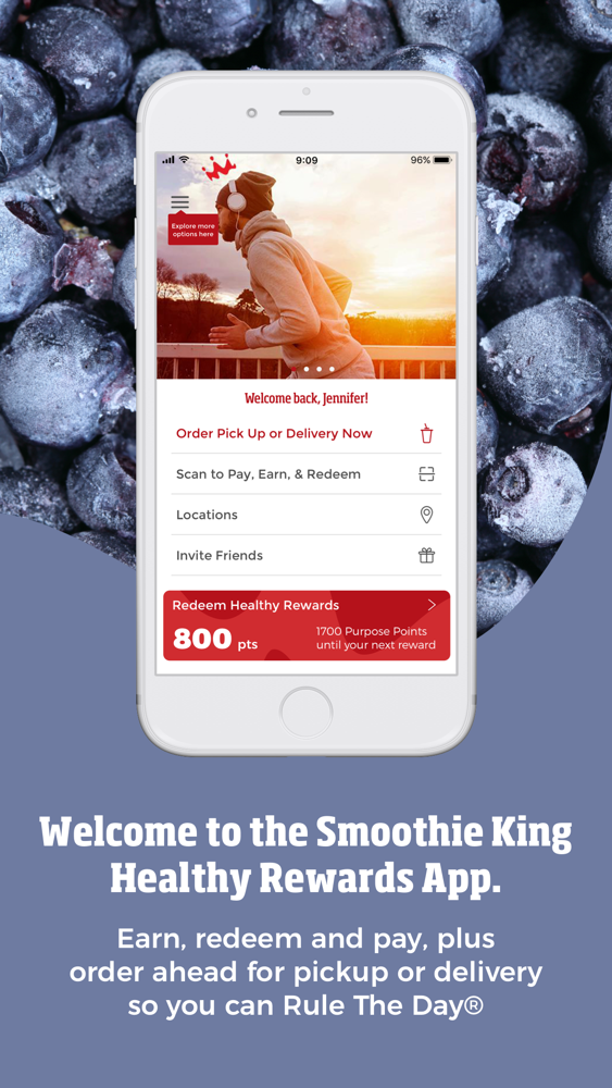 Smoothie King Healthy Rewards App for iPhone Free