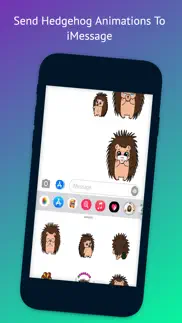 mitzi hedgehog emoji's iphone screenshot 4