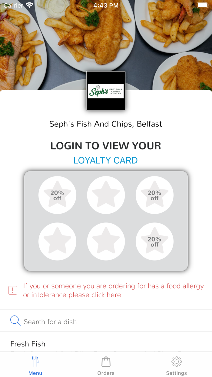 Sephs Fish And Chips, Belfast