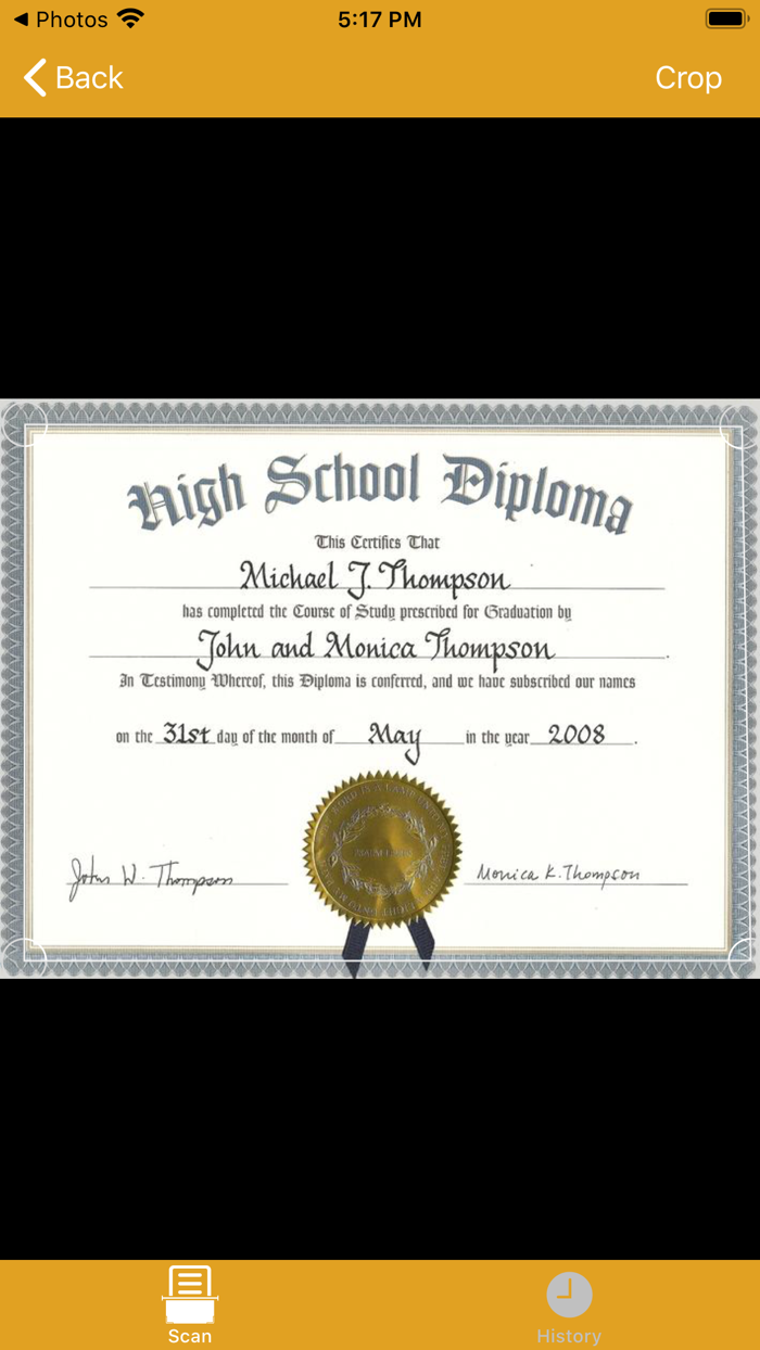 Hi-Speed Document Scanner