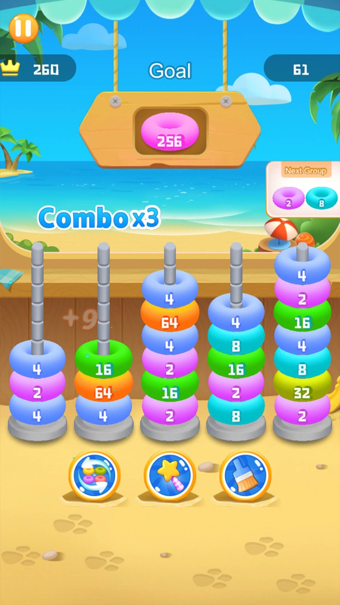 NumHoop - Stack The Numbers 3D