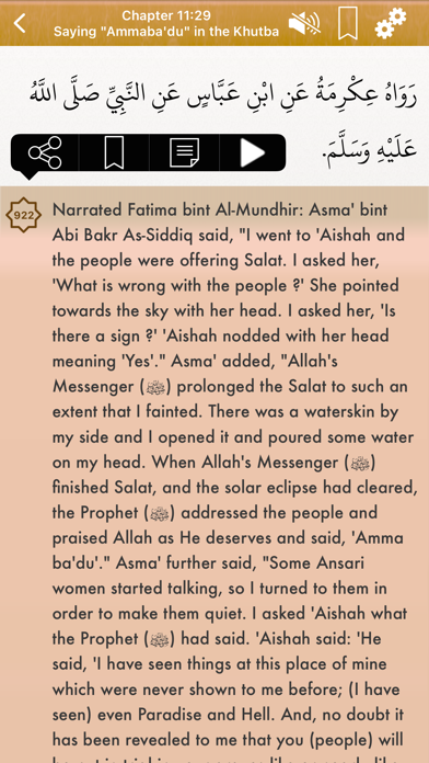 Sahih Bukhari Audio : English screenshot 3