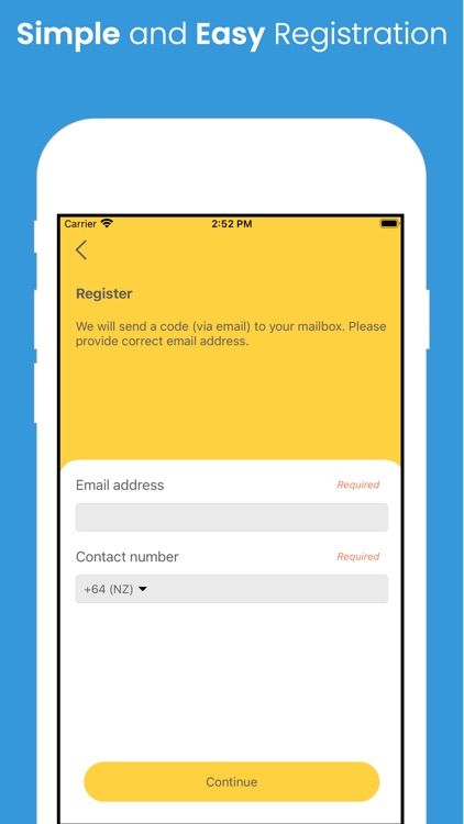 Quickr: Visitor Registration