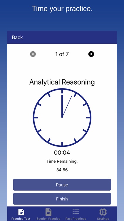 LSAT Test Timer