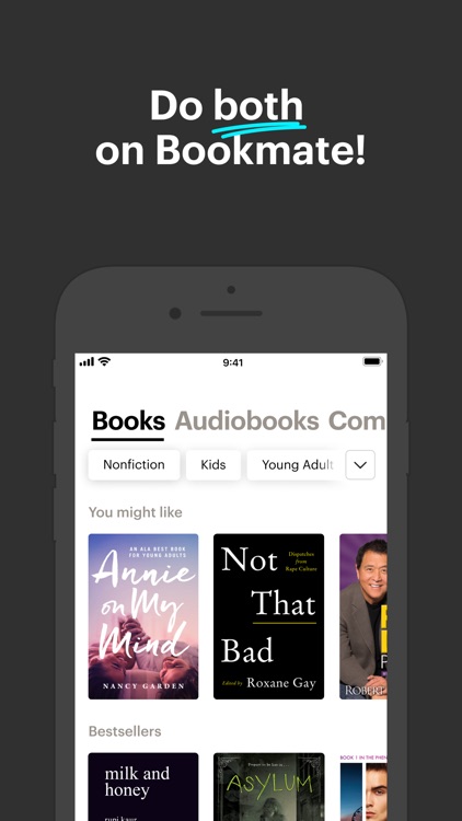 Bookmate. Listen & read books