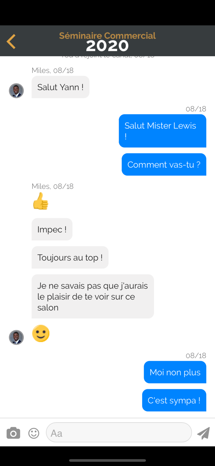 Séminaire Commercial 2020