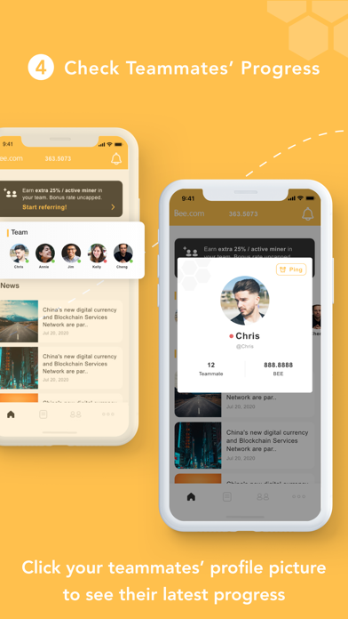 Image of Bee Network:Phone-based Asset