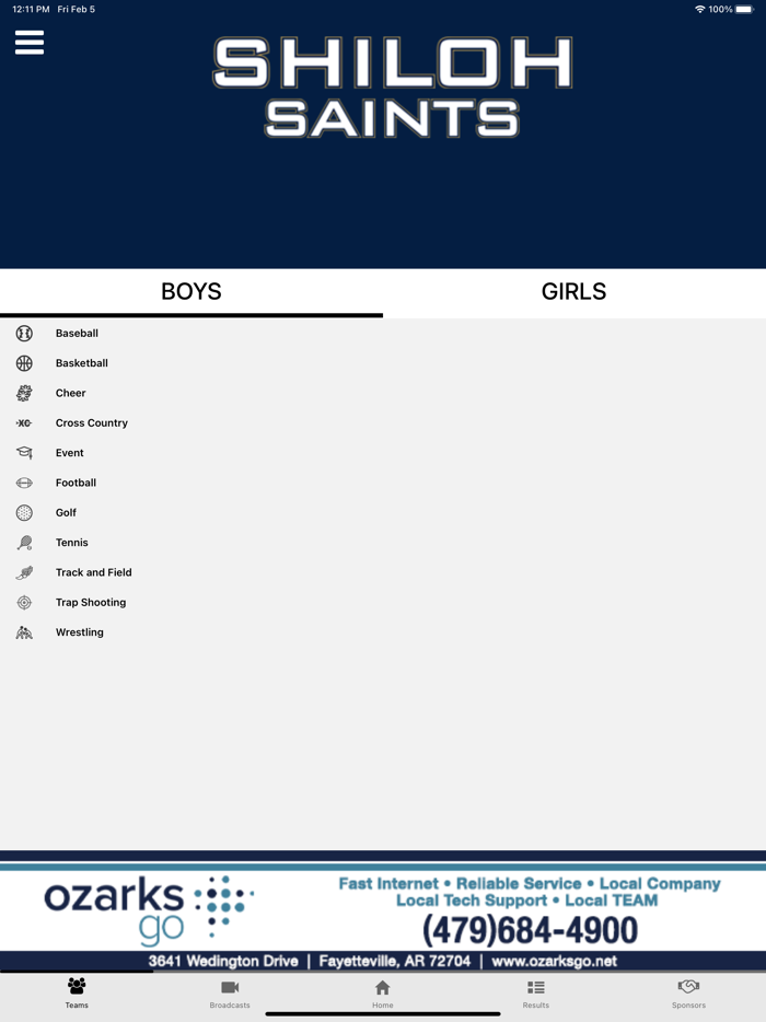 Shiloh Saints Athletics