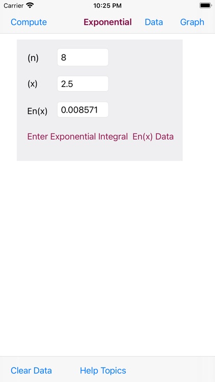 Exponential Integral En(x) screenshot-6