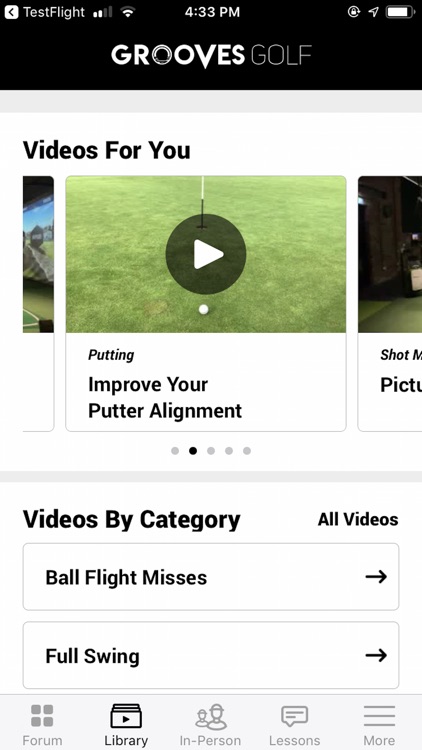 Grooves Golf App