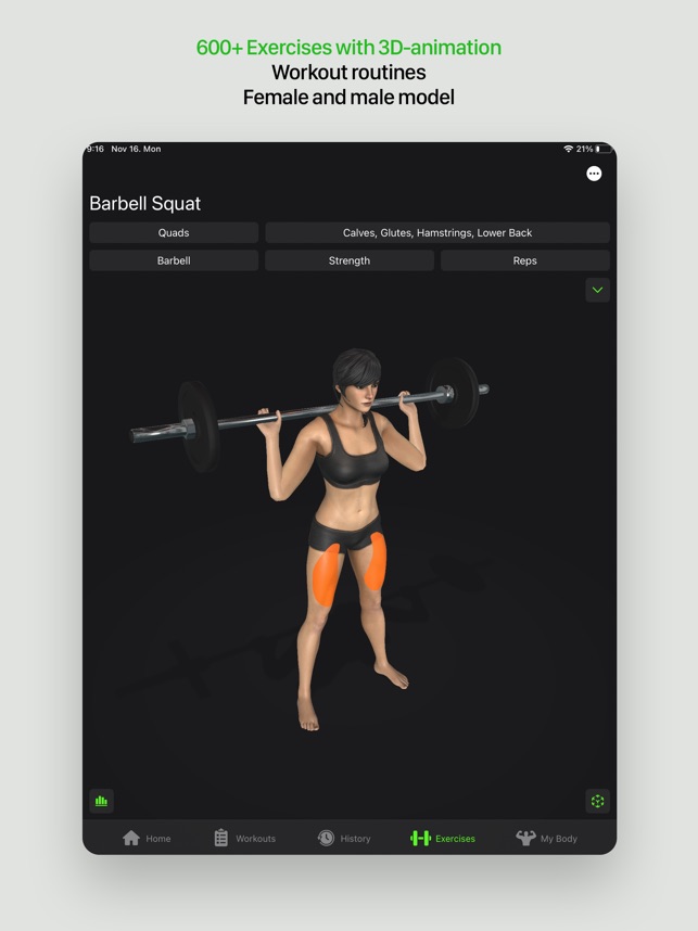 gymaholic workout tracker