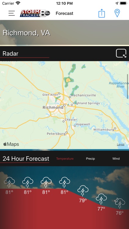 WRIC StormTracker 8 Weather screenshot-4
