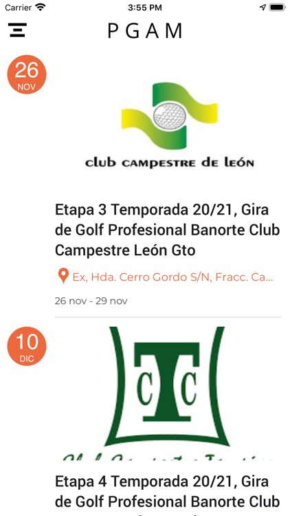 Profesionales de Golf México screenshot-3