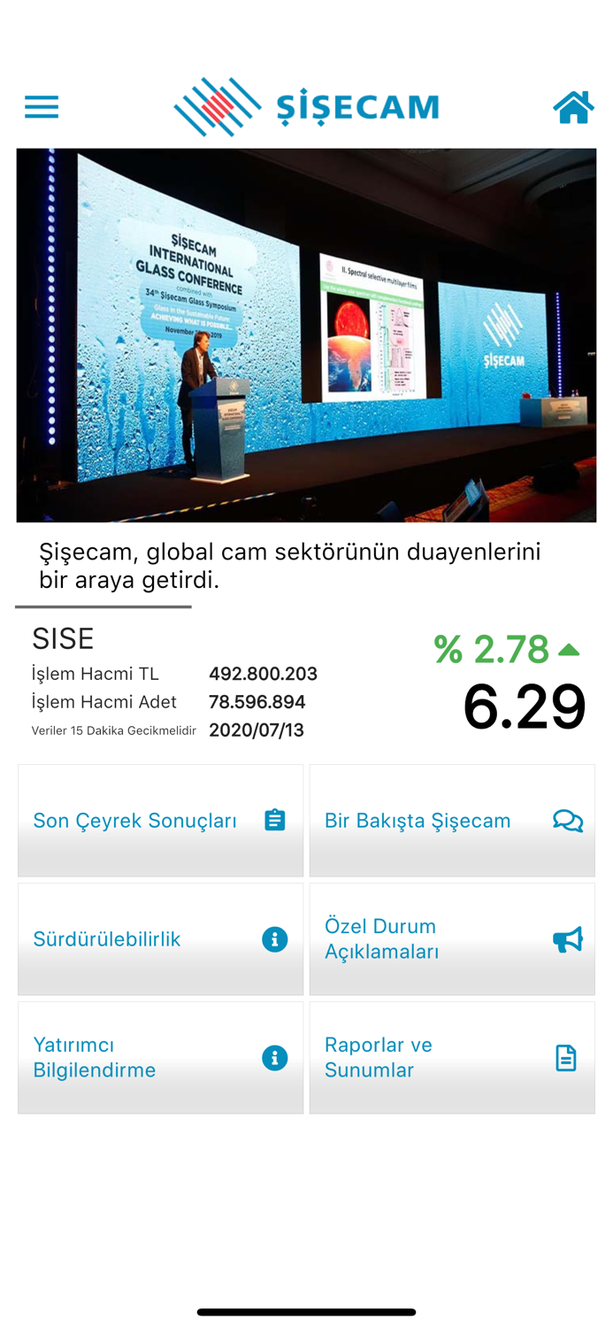 Şişecam IR