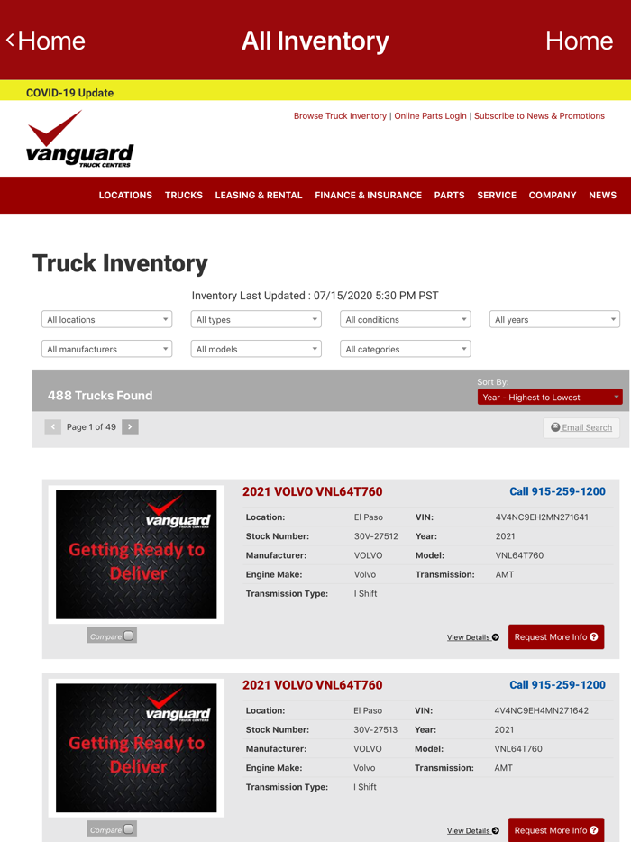 Vanguard Truck Centers