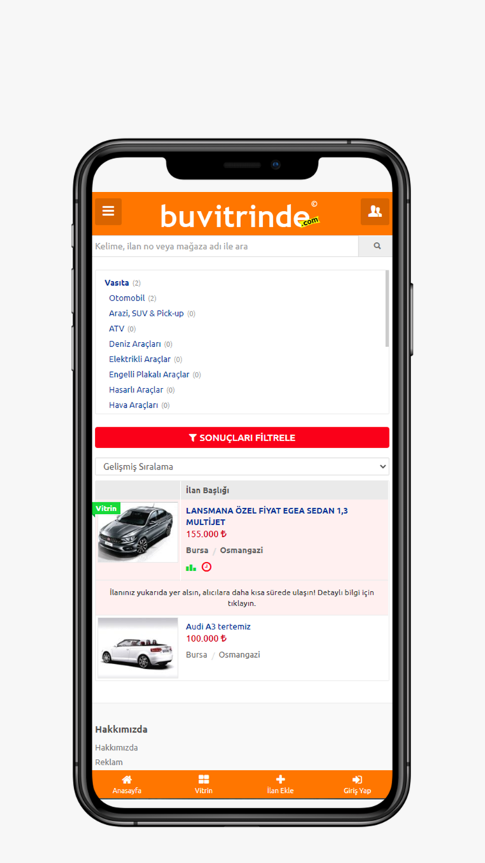 BuvitrindeEmlak,Vasıta Al Sat