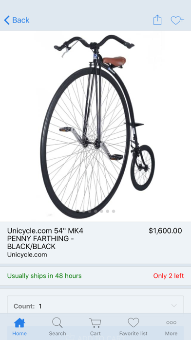 Unicycle.com USA screenshot 3