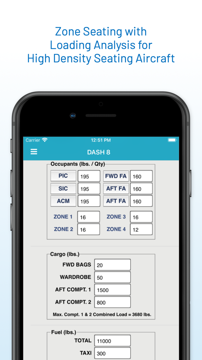iFly Weight and Balance