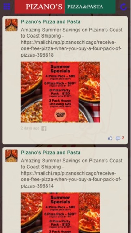 Pizano's Pizza