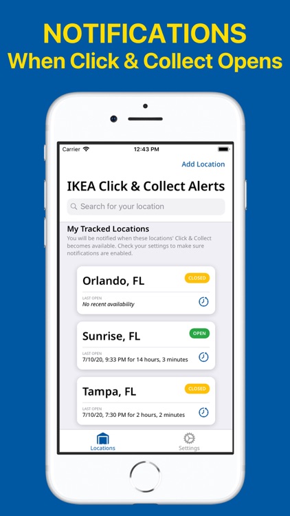 IKEA Click & Collect Alerts