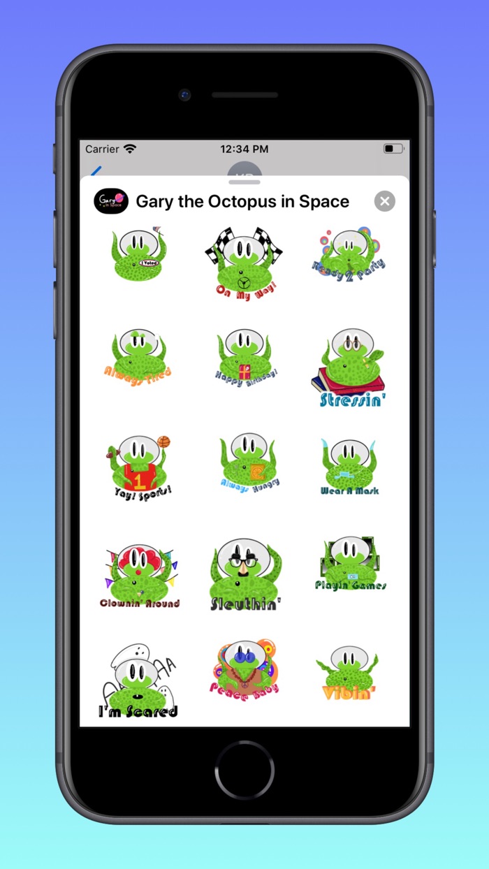 Gary the Octopus in Space