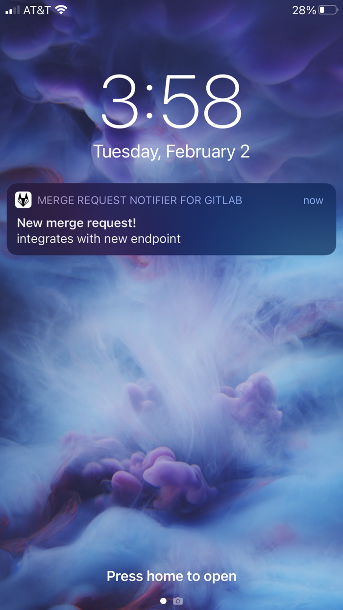 MR notifier for GitLab