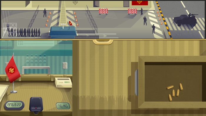 Black Border Border Simulator