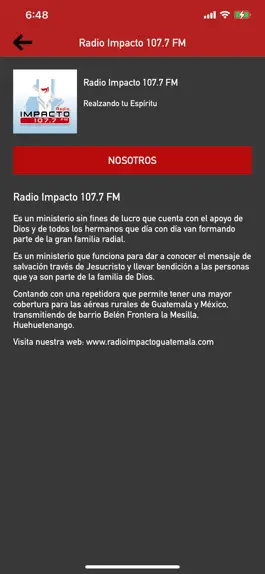 Game screenshot Radio Impacto 107.7 FM apk