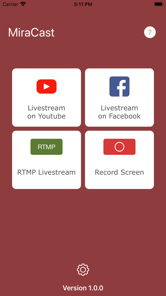 Mira cast stream screen record
