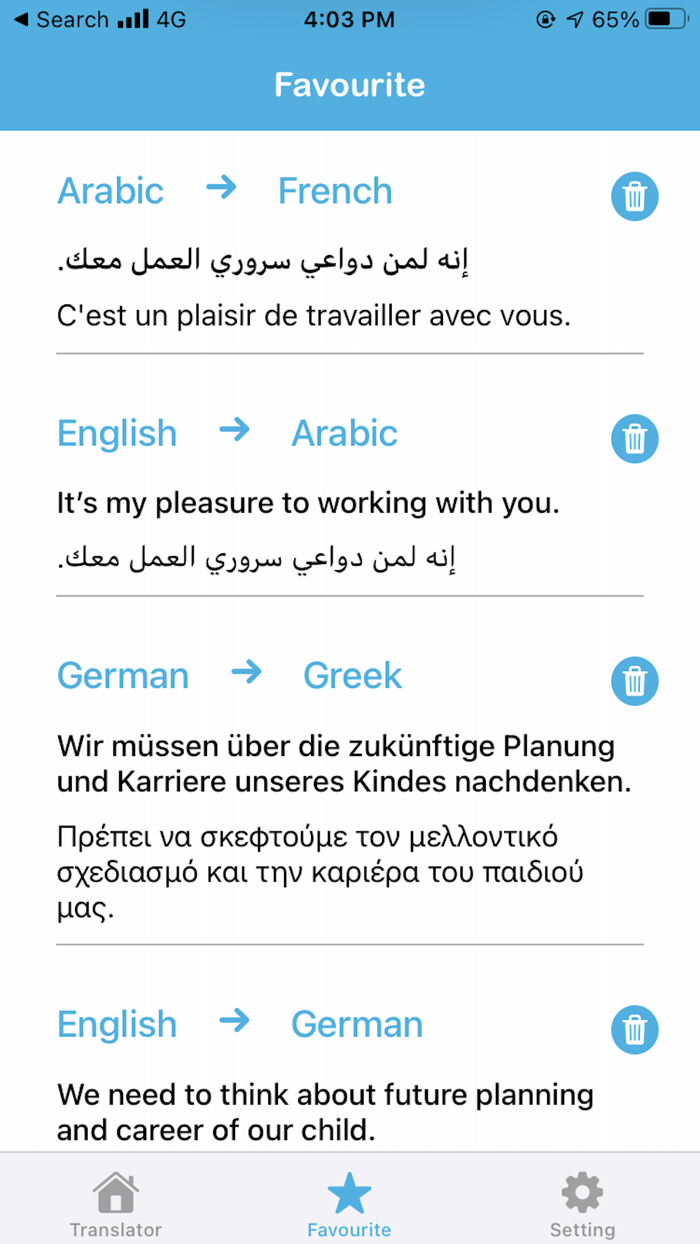 Language Translator Learning