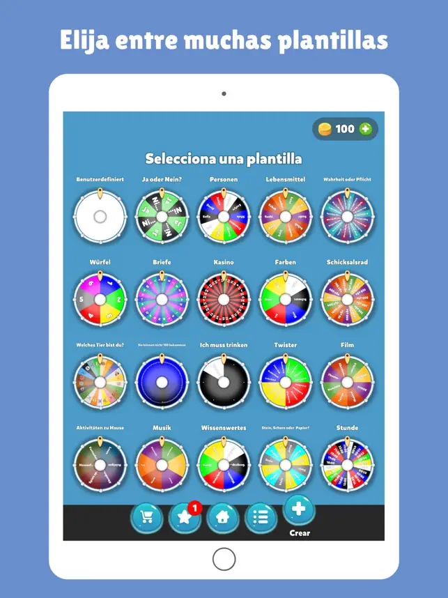 Captura de Pantalla 6 Chooser Wheel Spin App iphone
