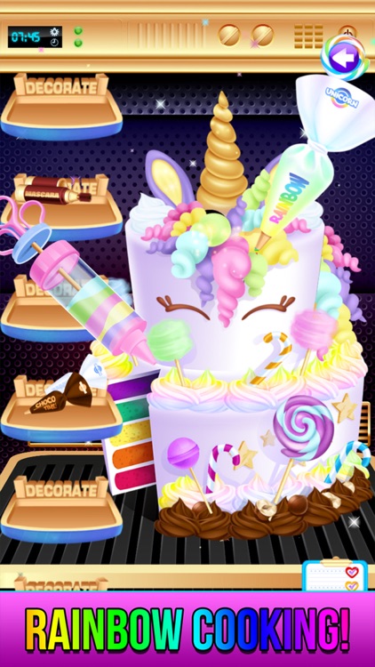 Rainbow Unicorn Candy Salon screenshot-9