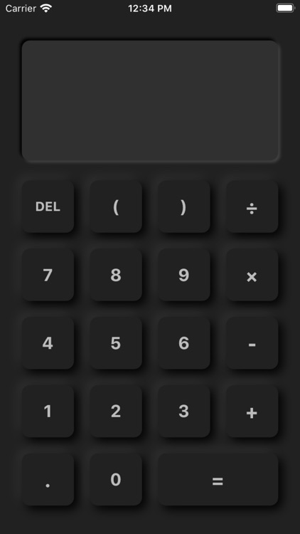 Neumorphic Calculator For iOS