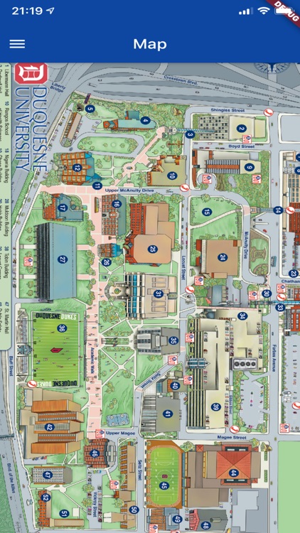 Duquesne University Campus Map Duq Orientation By Jiahao Fu