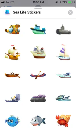 Game screenshot Sea Life Stickers mod apk