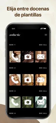 Capture 3 Aesthetic: iconos & temas iphone
