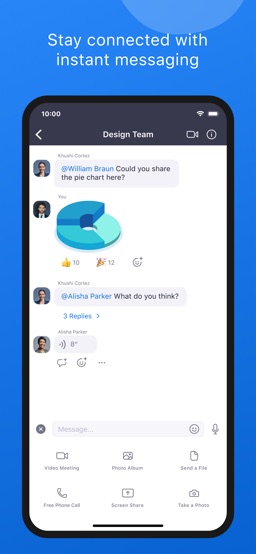ZOOM Cloud Meetings app screenshot