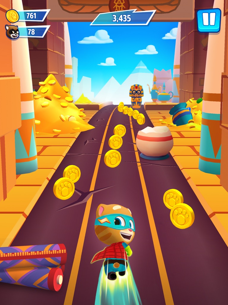 【图】Talking Tom Hero Dash Run Game(截图3)