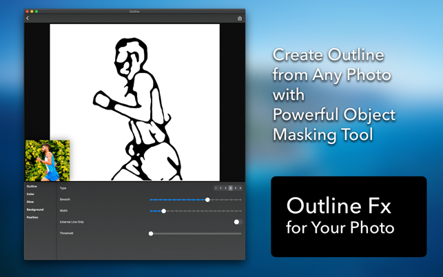 Outline Photo Effect : Edge Fx