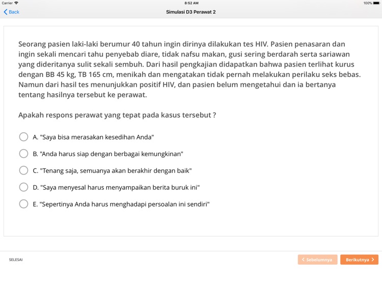 NEO Perawat:Simulasi2 for iPad